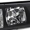 Spec-D Tuning 87-93 Ford Mustang 1 Piece Crystal Housing Headlight Black 2LCLH-MST87JM-RS - alternate 8